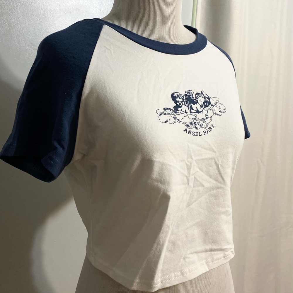 Shein cropped shirt